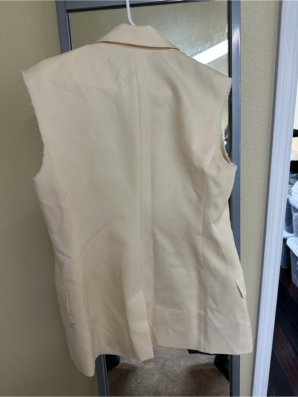 RÓHE Cream Sleeveless Blazer Vest - Picture 5 of 5
